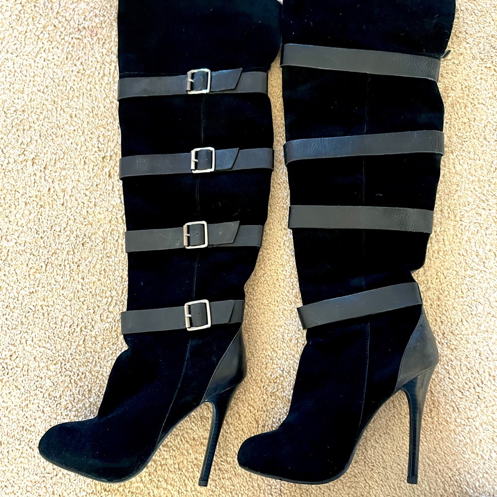 BCBG suede over the knee boot